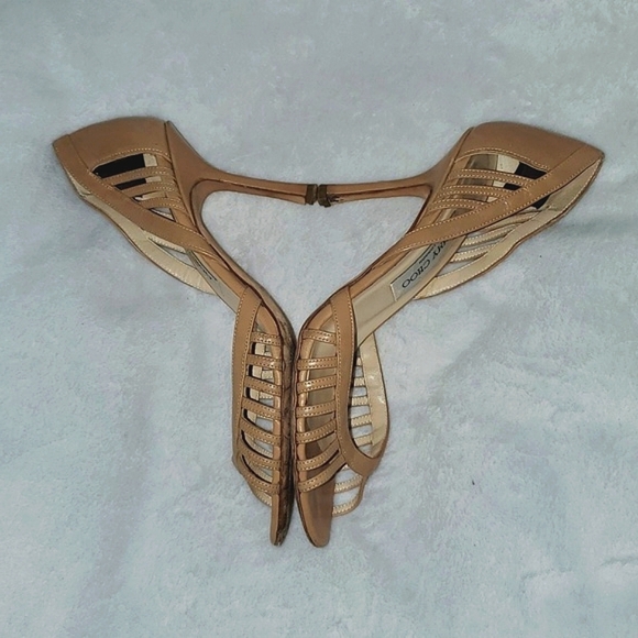 Jimmy Choo Peep Toe Sandals Size 39 - Picture 8 of 14